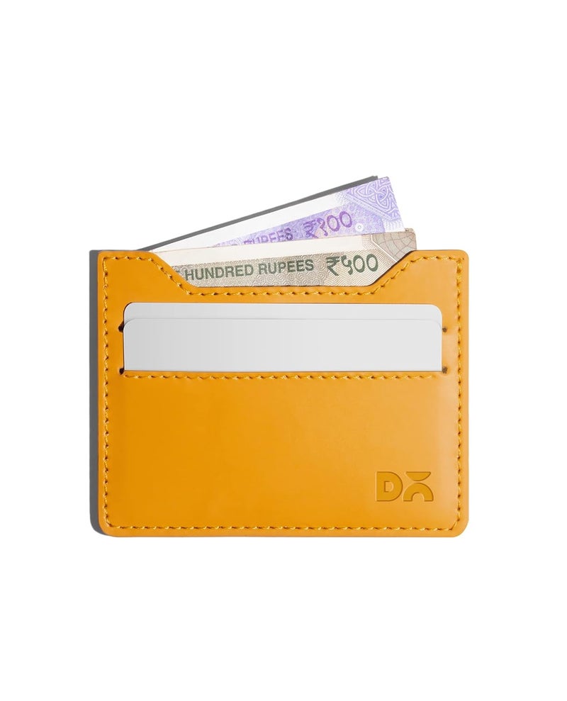 Daily Objects Slim Skinny Fit Card Wallet for Men and Women | Durable Vegan PU Leather | Credit/Debit Card Holder | 3 Slots for Cash, Card & IDs | Stylish Pocket Purse | Money Organiser - Image 2