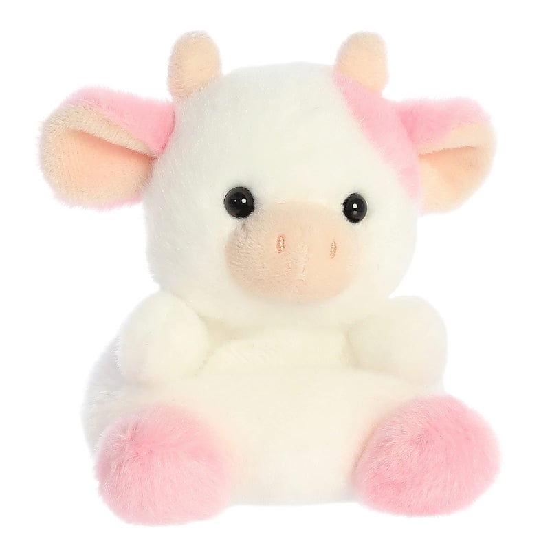 AuroraÂ® Adorable Palm Palsâ„¢ Belle Strawberry Cowâ„¢ Stuffed Animal - Fun Collectible Plush for Kids and Adult Collectors - Perfect for Decorating Rooms and Birthday Gifts - Pink 6 Inches - Image 3