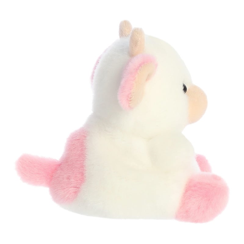 AuroraÂ® Adorable Palm Palsâ„¢ Belle Strawberry Cowâ„¢ Stuffed Animal - Fun Collectible Plush for Kids and Adult Collectors - Perfect for Decorating Rooms and Birthday Gifts - Pink 6 Inches - Image 4