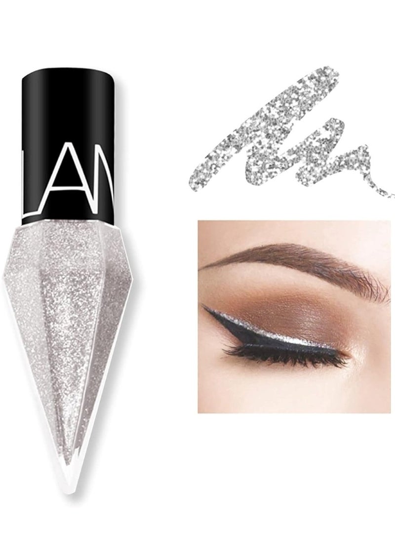 Huitich Organic Waterproof Gel Liquid Glitter Eyeliner Assorted 5 pcs - Image 4