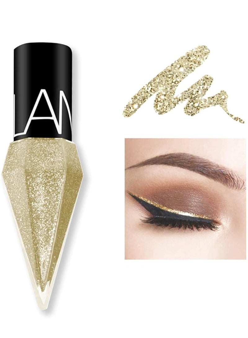 Huitich Organic Waterproof Gel Liquid Glitter Eyeliner Assorted 5 pcs - Image 5