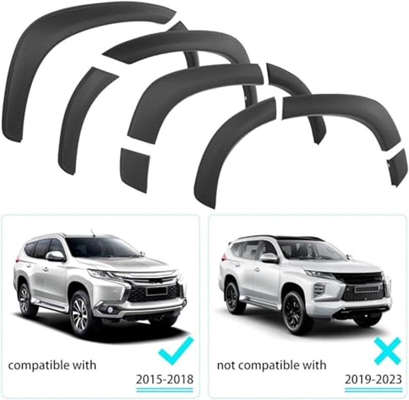 Wivplex Wheel Arch Eyebrow Trim for Mitsubishi Pajero Sport - Image 4
