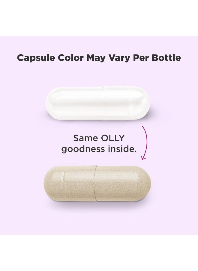 OLLY Happy Hoo-Ha Capsules, Probiotic for Women, Health and pH Balance, 10 Billion CFU, Gluten Free - 25 Count (Packaging May Vary) - Image 2