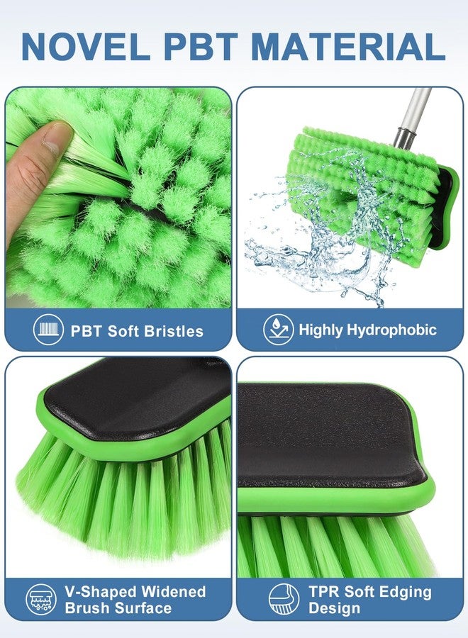Nicecastle 59" V-Shaped Car Wash Brush with Long Handle Snow Sweeping Brushing Adopts Soft Bristle Design Not Floating Hair Suitable for Detail Cleaning Tires Roof SUV RV MPV Truck Camper Indoor Outdoor Window - Image 4