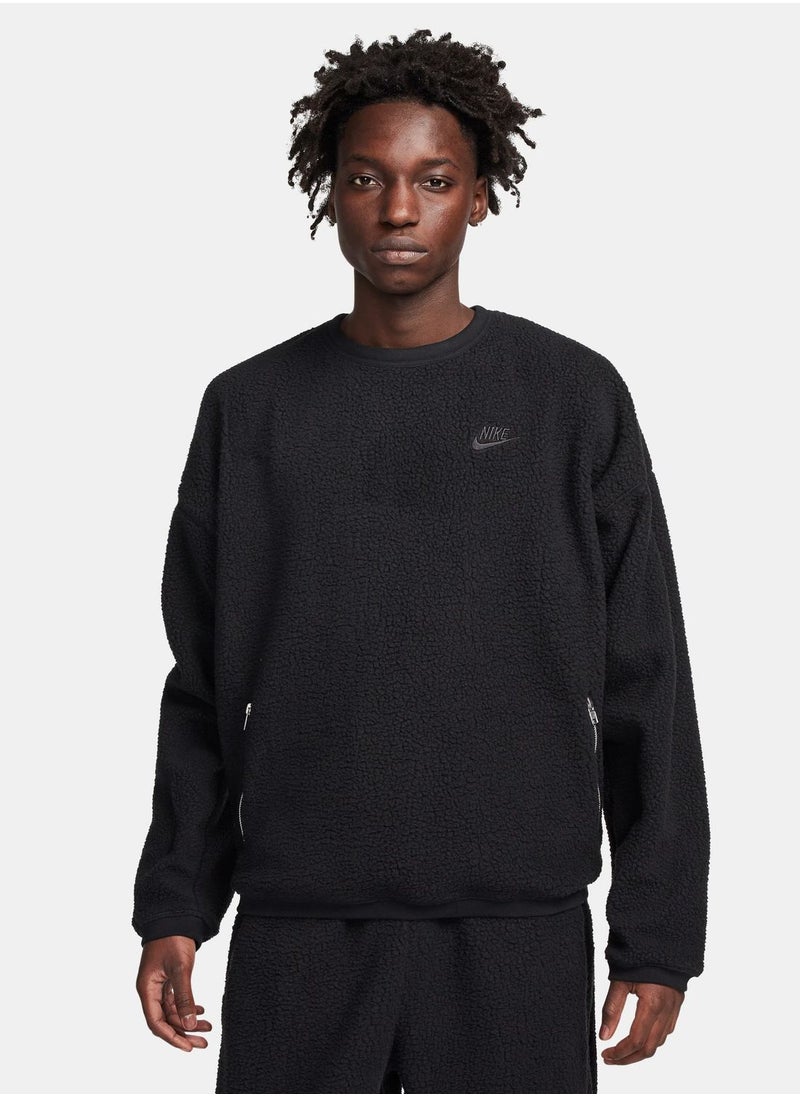 Nike - Club+ Sherpa Winter Sweatshirt - Image 1
