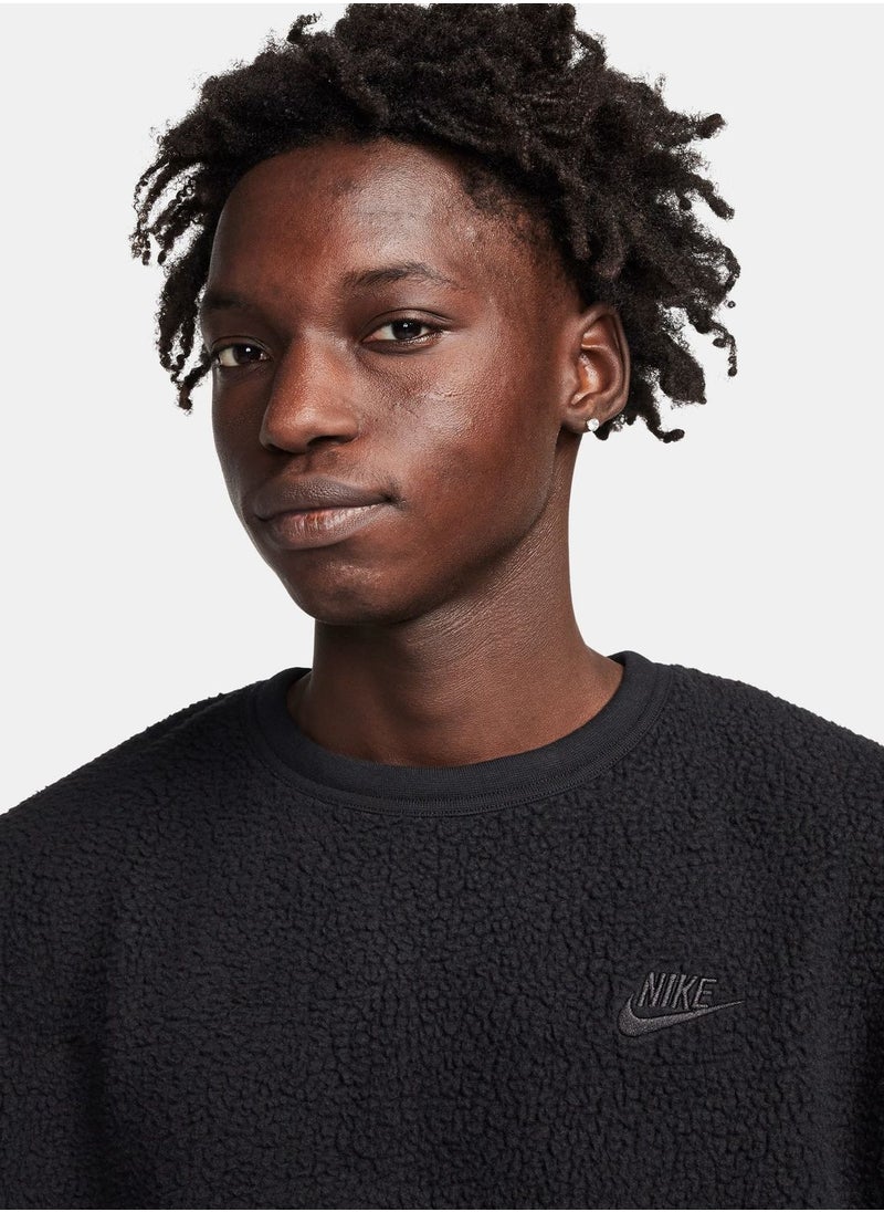 Nike - Club+ Sherpa Winter Sweatshirt - Image 1