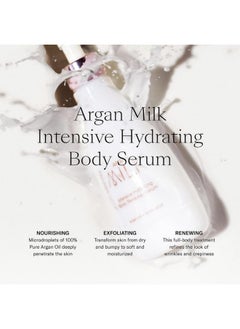josie maran Argan Milk Intense Hydration Body Care Set - Hydrating Body Serum + Night Cream With A Lightweight Texture - Fast-Absorbing Skin Care Set With 100% Pure Argan Oil (2 Piece Set)  - Image 2