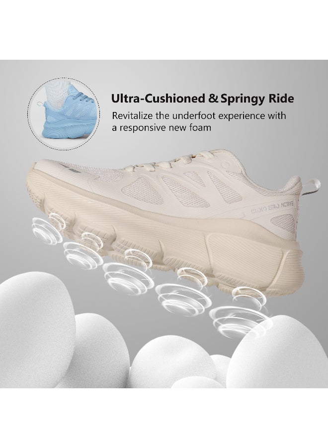 Hawkwell  Women's Cloud Zero Active Walking Tennis Cushion Running Shoes Breathable Athletic Gym Workout Jogging Sports Sneakers Non Slip Medical Work Shoes - Image 5