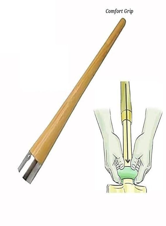 GudyB Sports Wooden Cricket Bat Grip Cone Applicator Knocking Hammer Wooden BAT Mallet Combo Pack - Image 2