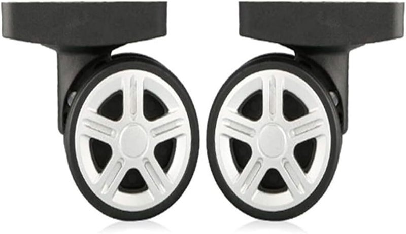X Small Replacement Suitcase Wheels 360 Degree Swivel Mute Luggage Trunk Repair Parts - Image 1