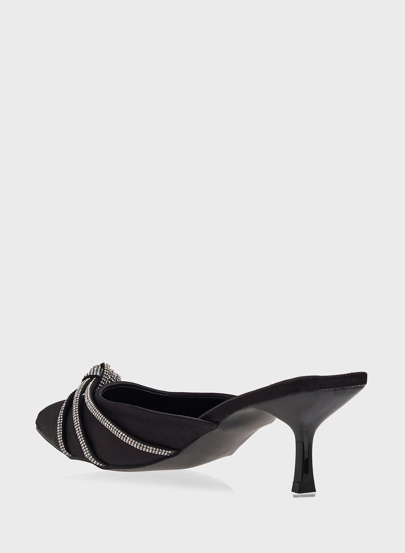 Ella Limited Edition Diamante Heeled Pump  - Image 3