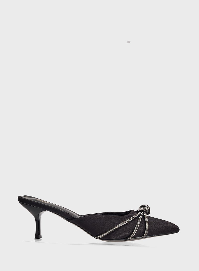 Ella Limited Edition Diamante Heeled Pump  - Image 1