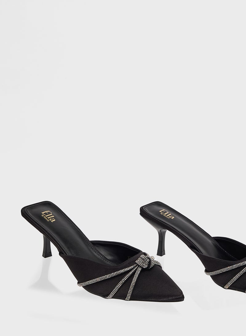 Ella Limited Edition Diamante Heeled Pump  - Image 4