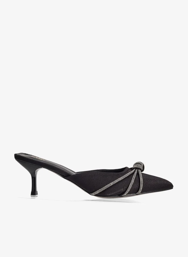 Diamante Heeled Pump