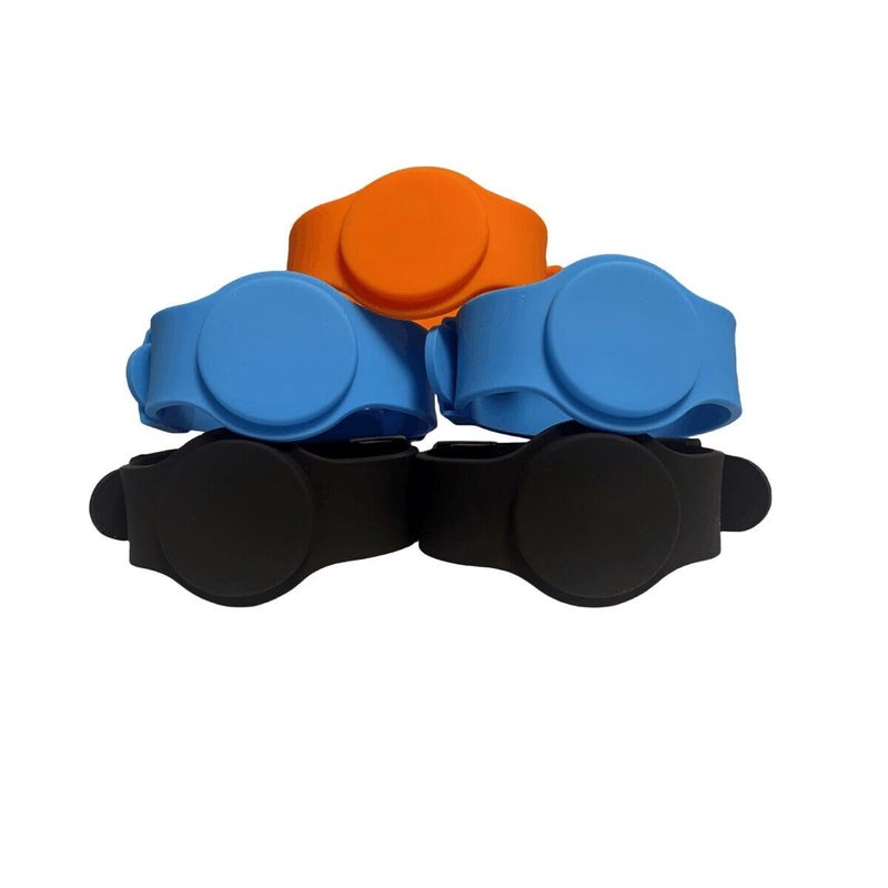 YARONGTECH ISO 14443A RFID 1K Adjustable Silicone Material NFC Wristband,RFID Bracelet,RFID Wristband (Pack of 5) (Mix Color) - Image 5
