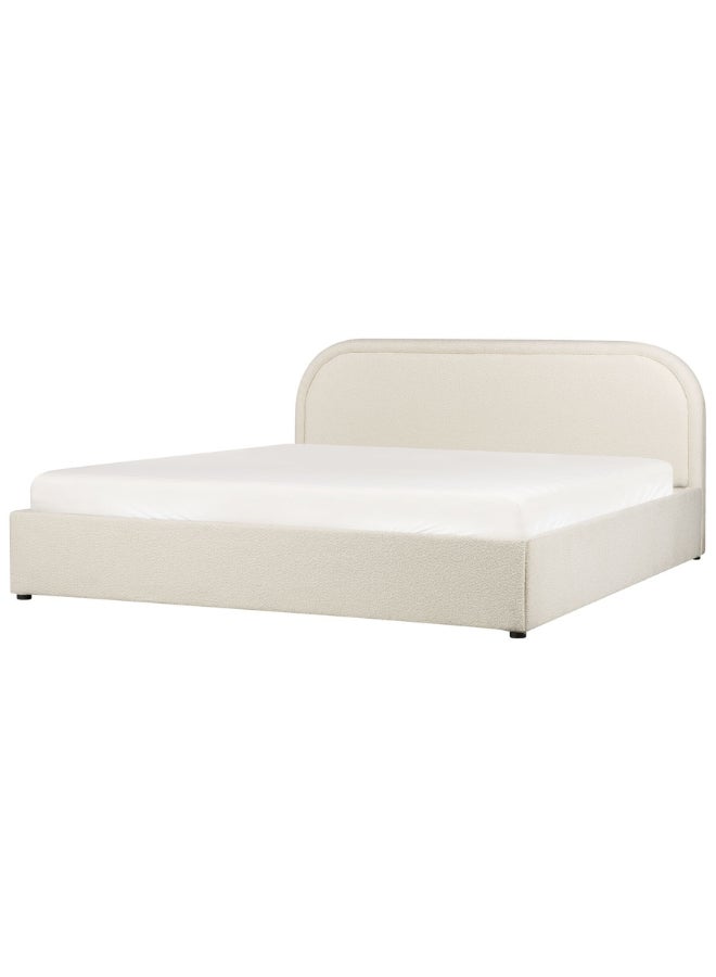 بيد آند ماتريس هوم سرير Ember Enclave منجد فاخر مقاس مفرد (90 × 200 مقاس المرتبة) باللون البيج حجم 212 × 98 (يُباع المرتبة بشكل منفصل) - Image 2