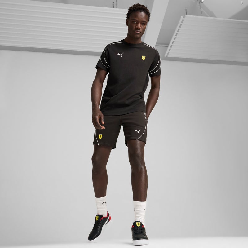 PUMA Scuderia Ferrari Race Mens Black Shorts - Image 3
