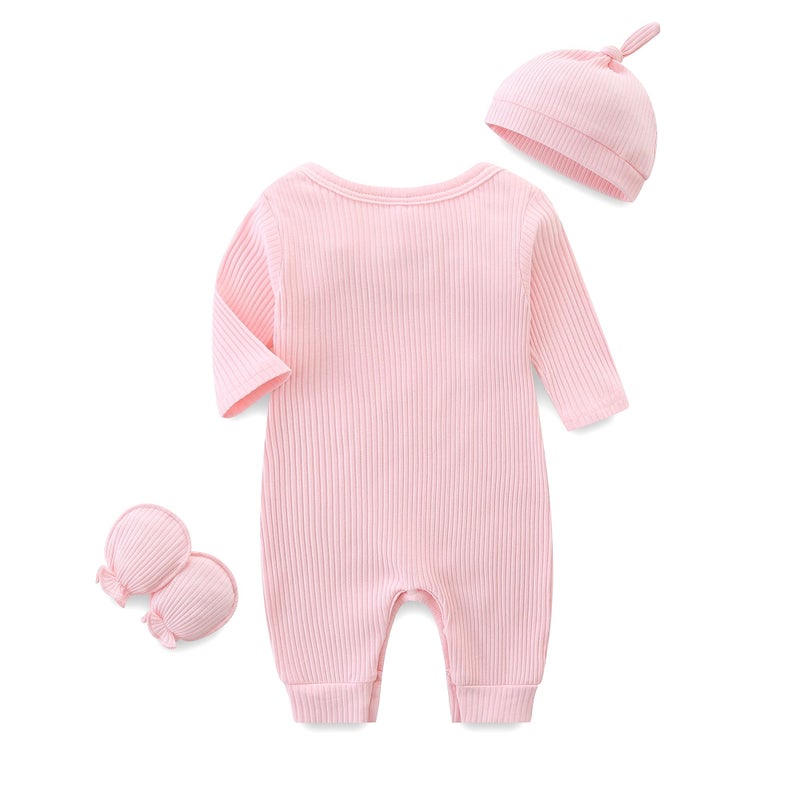 Bibimom Gender Neutral Baby Clothes 0-3 Months Pink Welcome Home Girl Boy Mom Gifts - Image 2