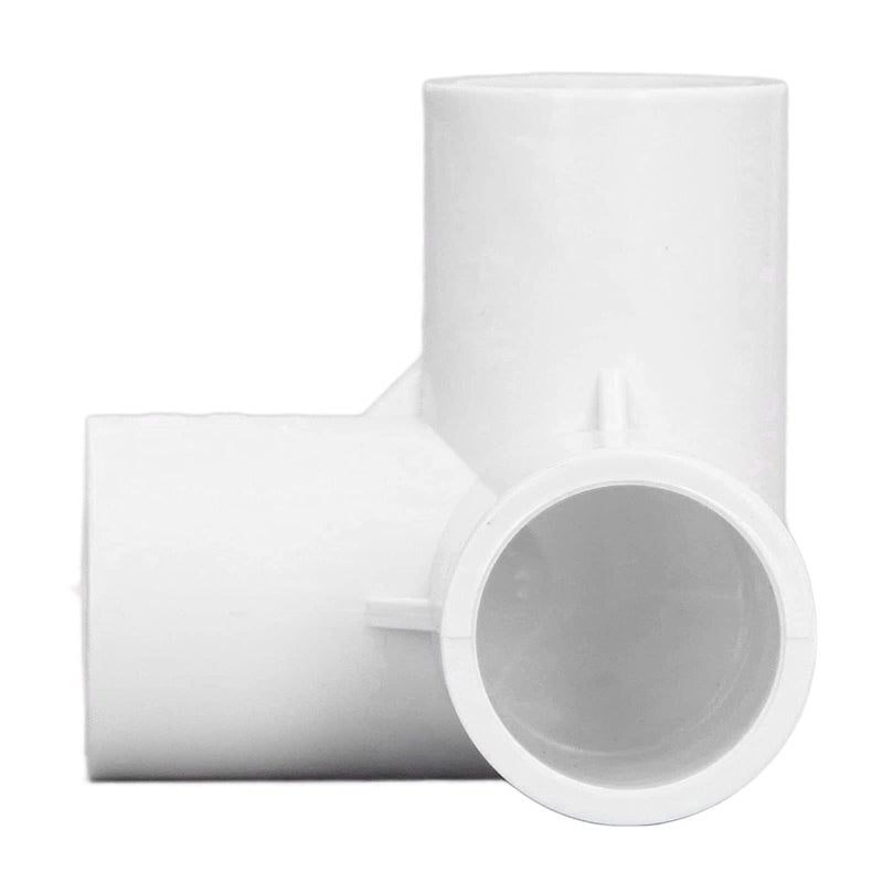 PADMAVATHI ENTERPRISES way pipe fittings Easy To Connect Impact Resistant Stable UPVC Tee Connector 12 inch Inner Diameter for Furniture Installation for Tent Connection 10 pc - Image 3