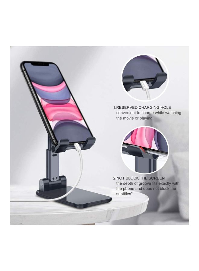 Adjustable Mobile Phone Stand Black - Image 5