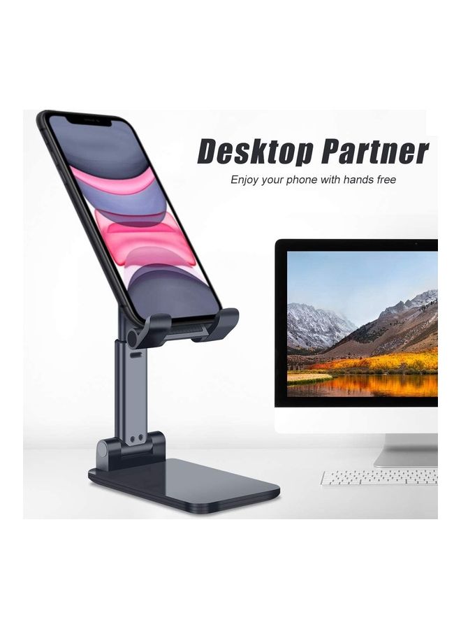 Adjustable Mobile Phone Stand Black - Image 2