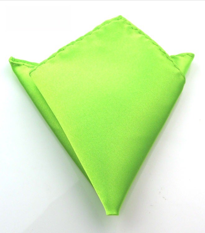 Mens Solid Formal Pocket Square Wedding Suit Handkerchief Emerald green 