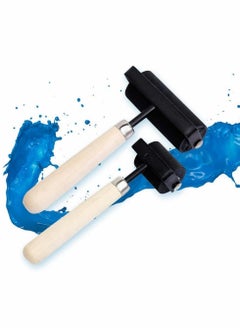 1.5 and 3 Inch Hard Rubber Brayer Roller，Hard Applicator for Arts & Crafts, Ink, Printmaking, Block Stamping, Printing, Applying Glue, Wallpaper More - 2 Pack - pzsku/Z5F5A1EC1E2504231B659Z/45/_/1709787786/05a87b55-3c58-46b1-8008-9c6534a19f54