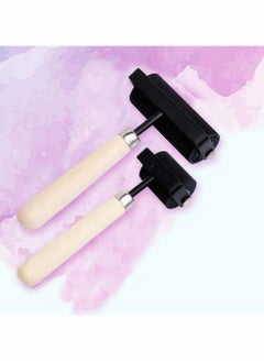 1.5 and 3 Inch Hard Rubber Brayer Roller，Hard Applicator for Arts & Crafts, Ink, Printmaking, Block Stamping, Printing, Applying Glue, Wallpaper More - 2 Pack - pzsku/Z5F5A1EC1E2504231B659Z/45/_/1709787789/a159af7d-00b5-4e1f-80f6-3b4069c89352