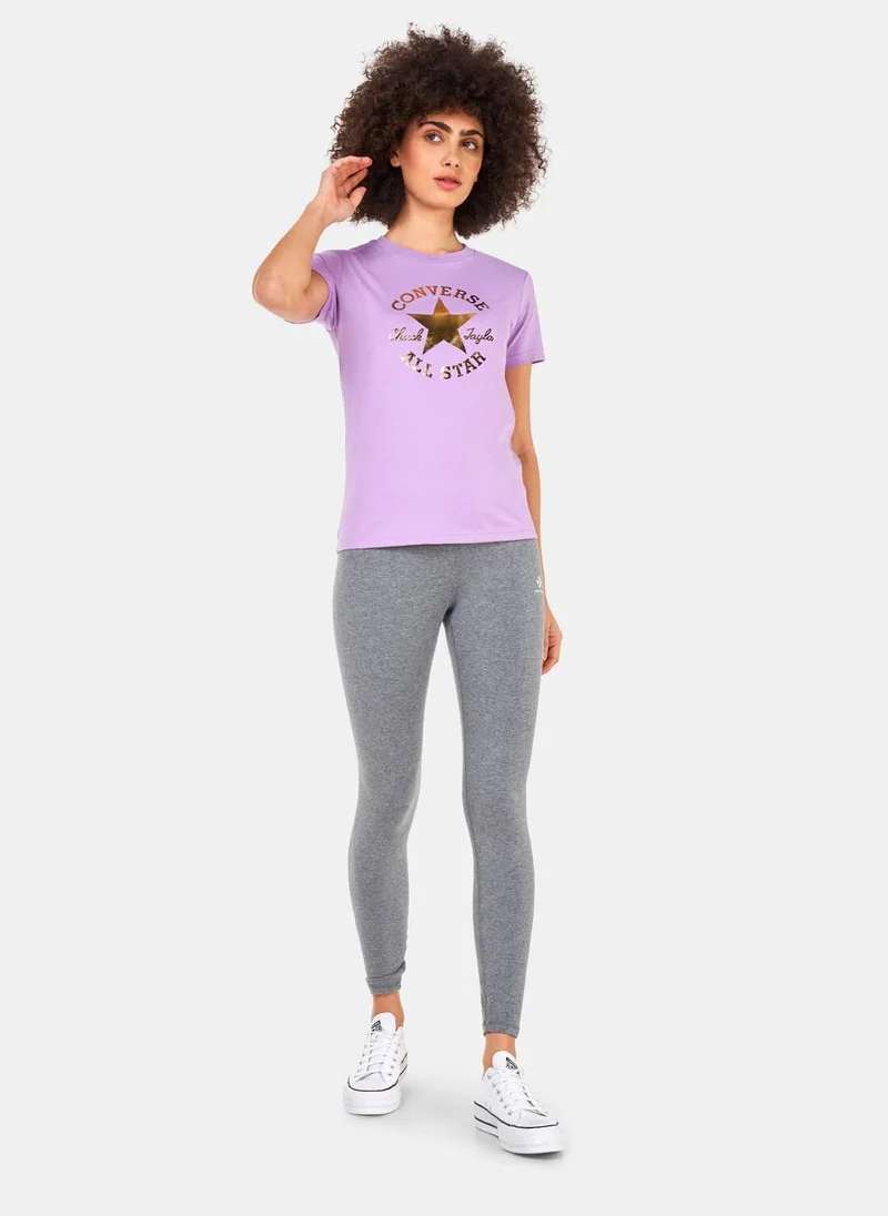 CONVERSE Women's Metallic Chuck Taylor T-Shirt