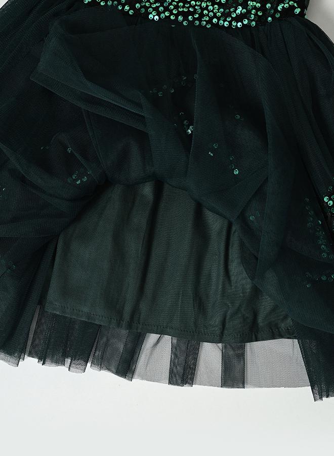 بيلا مودا فستان سهرة تول بالترتر - Image 4