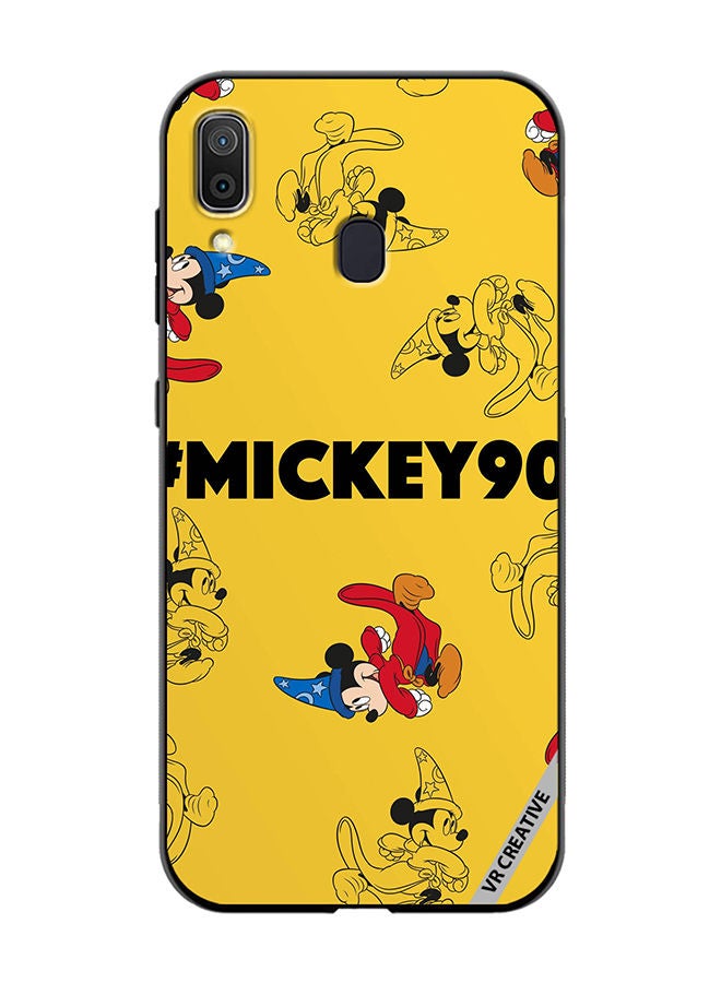 VR CREATIVE Protective Case Cover For Samsung Galaxy A30 Mickey 90 Design Multicolour - Image 1