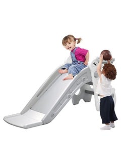 Generic Children's Slide Indoor Household Small Kids Slide for Toddlers Folding Indoor Freestanding Slide Easy Assemble Children Climber Playset Toy Climber Freestanding Toddler Slide Basketball Hoop  - Image 5