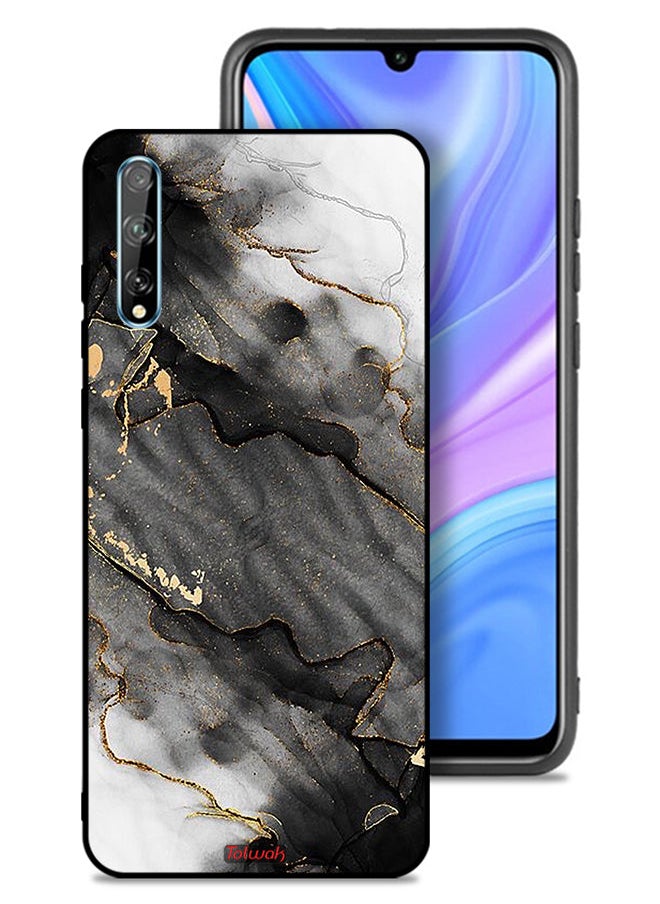 Tolwak - Huawei P Smart S Protective Case Cover Glitter Marble - Image 1