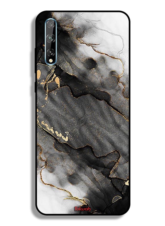 Tolwak - Huawei P Smart S Protective Case Cover Glitter Marble - Image 1