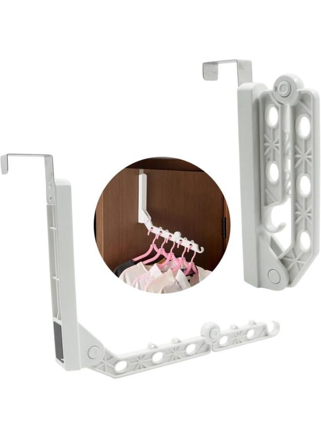 EasyLife Folding Door Hanger - Clothes Rail for Doors, Modern and Compact Folding Function - Image 1