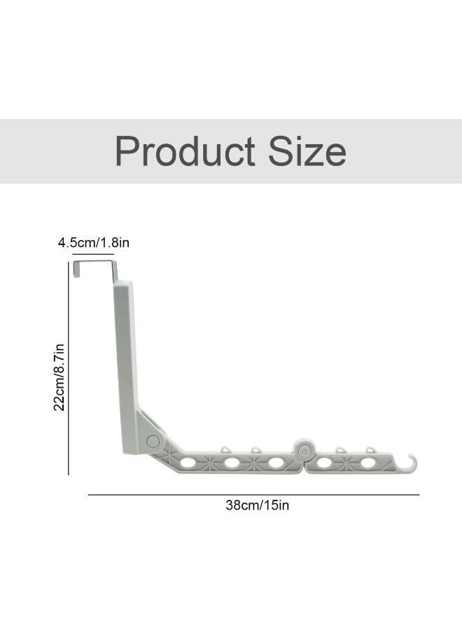 EasyLife Folding Door Hanger - Clothes Rail for Doors, Modern and Compact Folding Function - Image 2