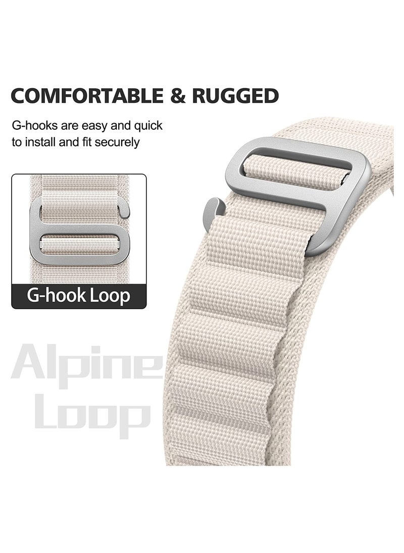 Generic Alpine Loop Band for Apple Watch Ultra 1/2 49mm 46mm 45mm 44mm 42mm, Nylon Woven Sport Strap Compatible with iwatch Series 10 9 8 7 6 5 4 3 2 1 SE  - Image 2