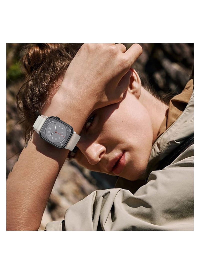 Generic Alpine Loop Band for Apple Watch Ultra 1/2 49mm 46mm 45mm 44mm 42mm, Nylon Woven Sport Strap Compatible with iwatch Series 10 9 8 7 6 5 4 3 2 1 SE  - Image 5