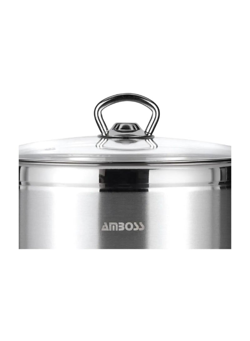 AMBOSS Deep Sapphire Bowl 9 Liter - Steel Lid 28 × 17, Model 4219 Made in Turkey - Image 2