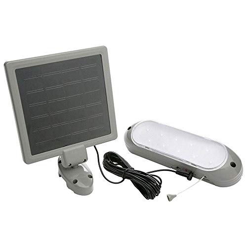Woods Designers Edge L-949 Rechargeable Solar Shed Lights with 10 Bright LED Bulbs and 16-Foot Extension Cord - Image 1