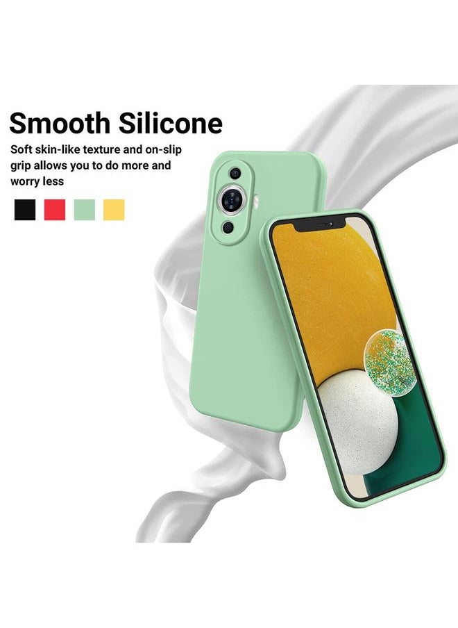 Zaboon - Case For Huawei nova 12 Lite/nova 12 Active Solid Color Liquid Silicone Dropproof Full Coverage Protective Case - Image 1