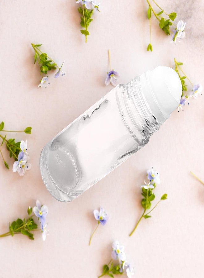 CLANRIZA Roll on Glass Bottles 1 OZ, Pack of 2 Clear, Empty Bottles, Refillable 30 ml Size With Rollers - Image 5
