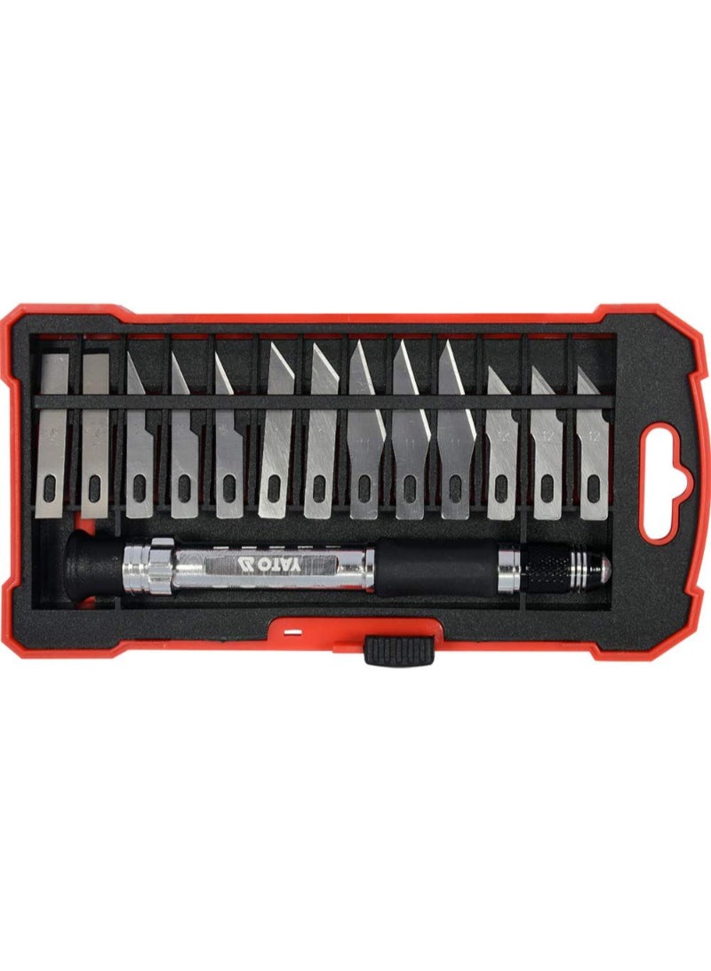 Yato Wood Carving Knife Set 14pcs YT-75140