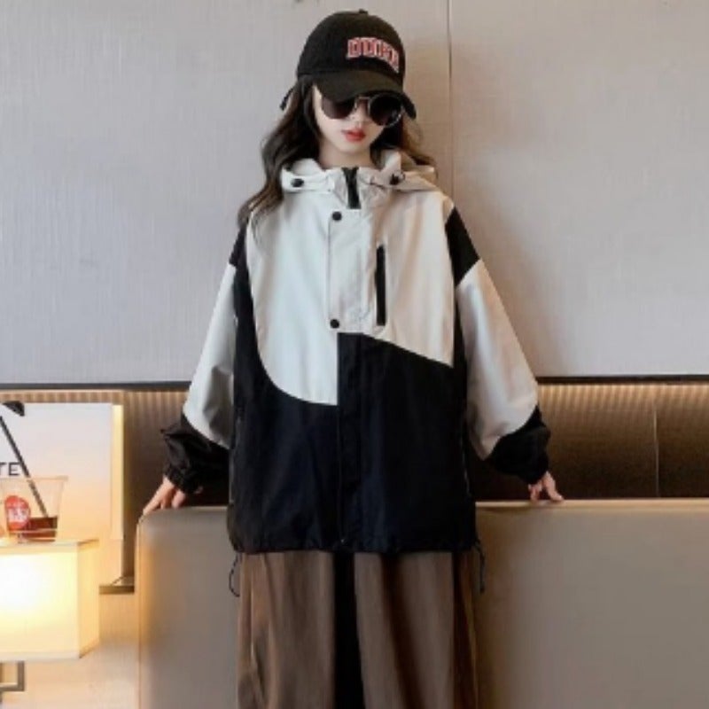 Boys' Coat Children'S Charge Clothes Hooded Middle And Large Children'S Handsome Boys Jacket Trendy Outer Wear - Image 4