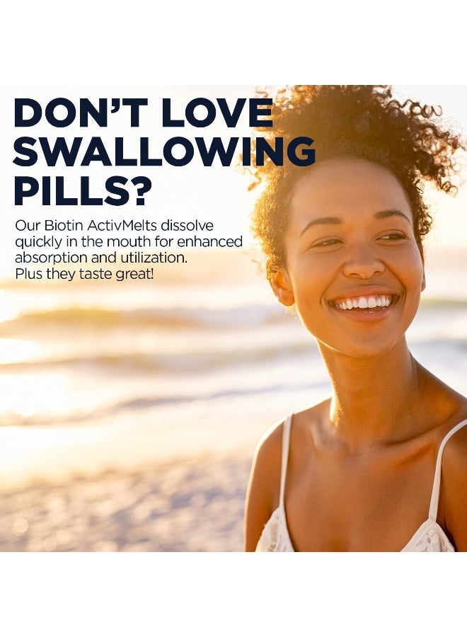 KAL Ultra Biotin 10,000 mcg Micro Tablets for Hair Support - Image 5