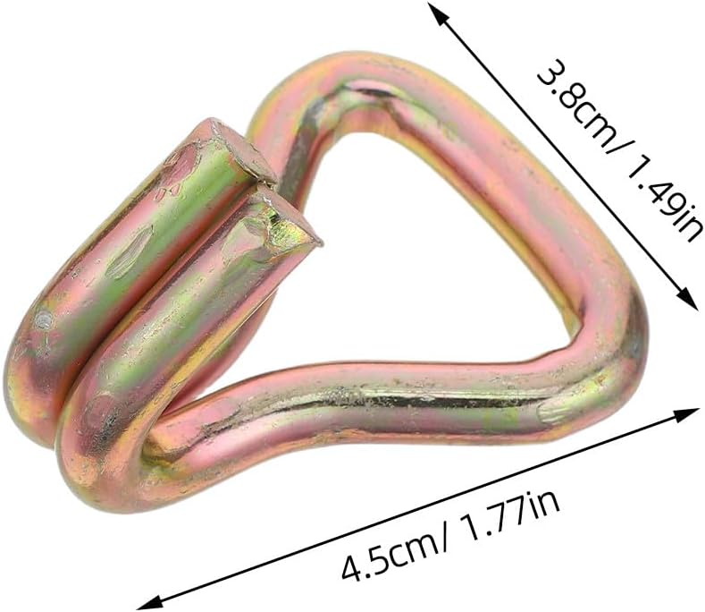 Heavy Duty Steel Double J Hooks 20pcs Cargo Ratchet Strapping Bundle Accessory - Image 3