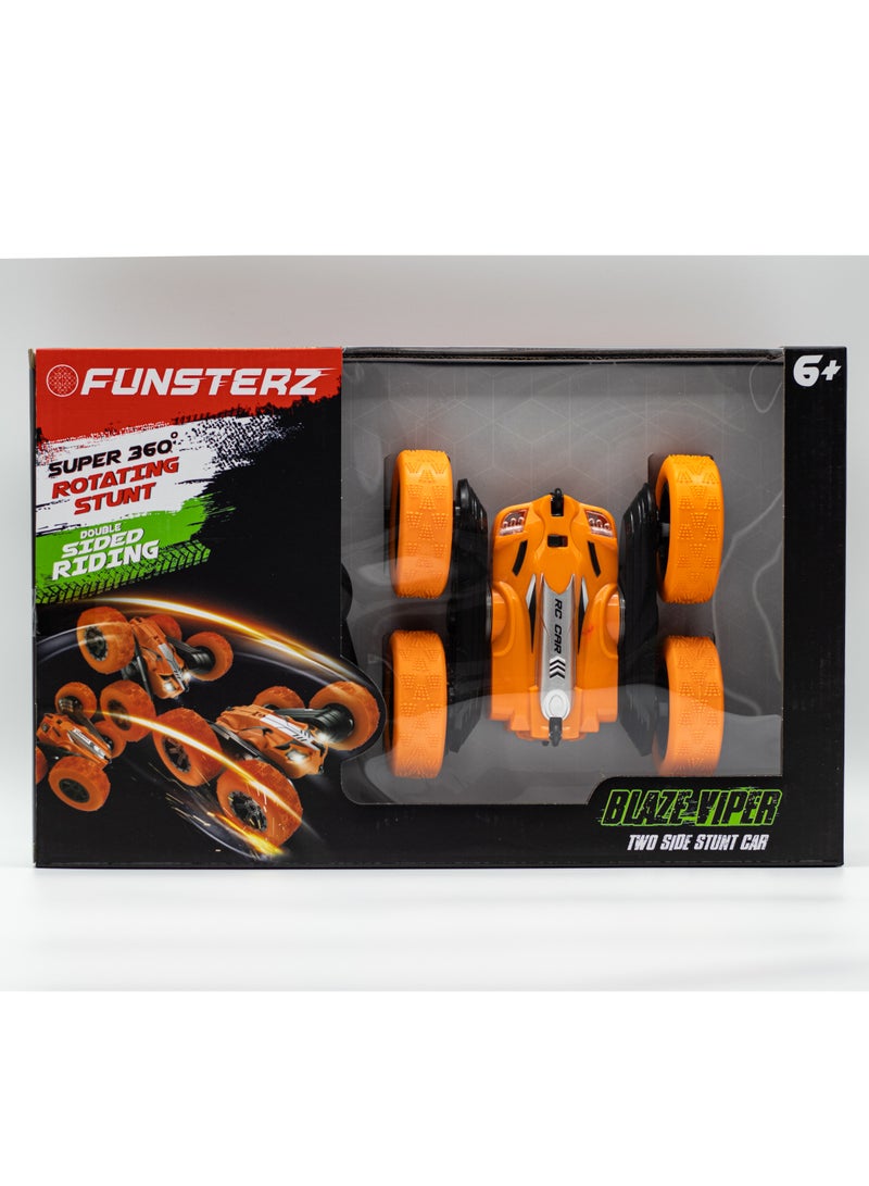 فونسترز سيارة FUNSTERZ RC ذات الوجهين قابلة لإعادة الشحن + كابل USB FUN-C014 - Image 3