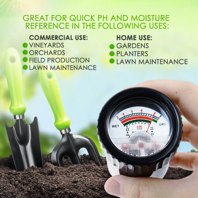 GAIN EXPRESS Soil PH Meter, Soil Moisture Sensor Meter, Soil PH Tester Gardening Tool Kits for Plant, Tree, Soil Tester for Moisture Great for Garden, Lawn, Farm, Indoor & Outdoor Use 295mm Long - Image 5