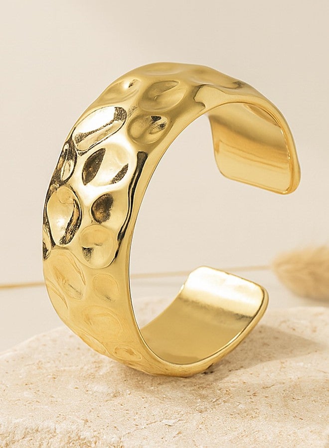كارات كارت سوار كارات كارت بوهي بولد مطروق ذهبي اللون مفتوح على مصراعيه للنساء - Image 4