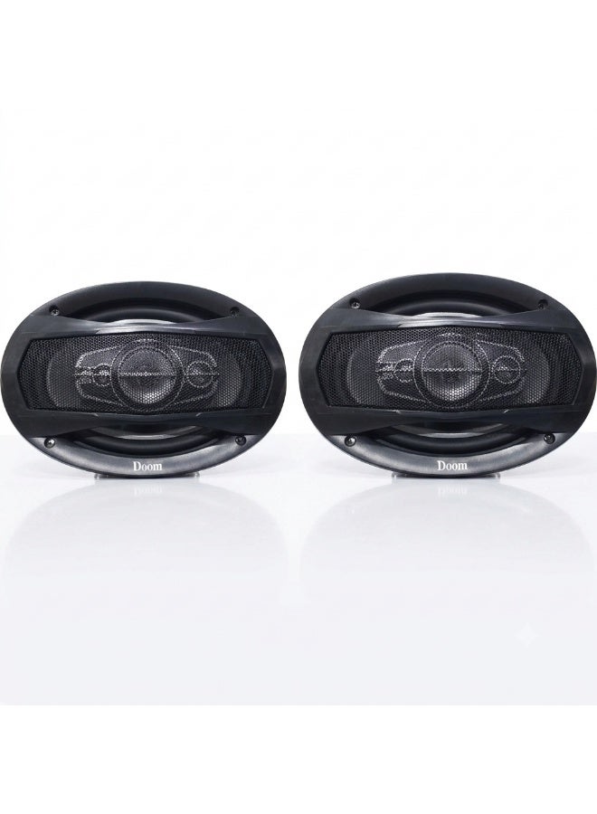 طقم سماعات دوم بيضاوي DO-6995R للسيارات – سماعات Car Audio بيضاوية – مكبرات صوت  920 واط - Image 1